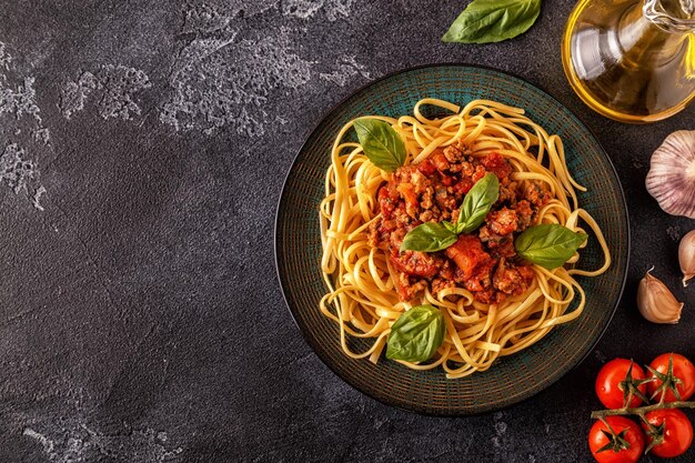 Italian pasta bolognese