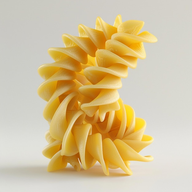 Photo italian pasta fusilli