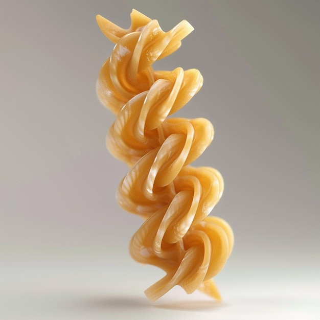 Photo italian pasta fusilli