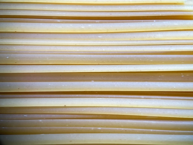 Italian Pasta Spaghetti Bavette closeup