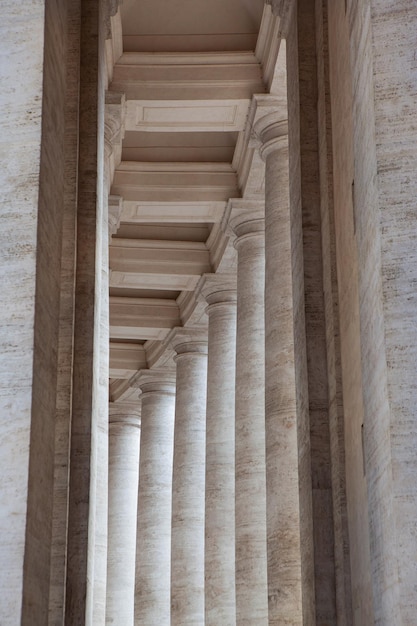 Italian stone architecture in Vatican