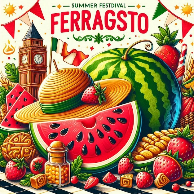 Italian summer festival Ferragosto holidays in Italy