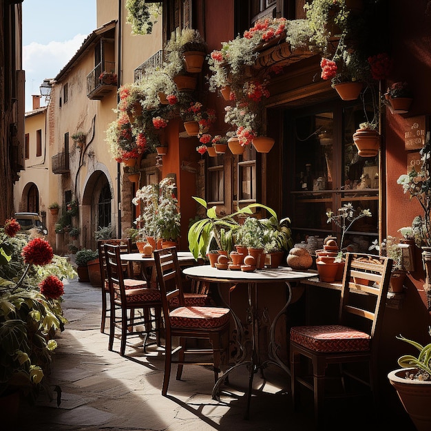 Italien Cafe Wallpaper