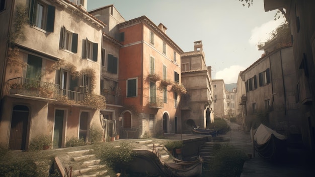 Italy city artwork ancient cultures architecture religion and famous places spatial concept art