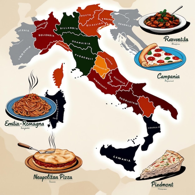 Photo italy map images for creative projects