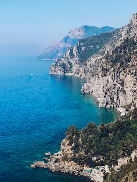 Italy sea coast mountains