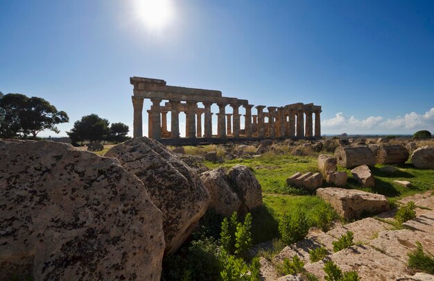 Italy, Sicily, Selinunte, Greek Hera Temple (409 b.C.)