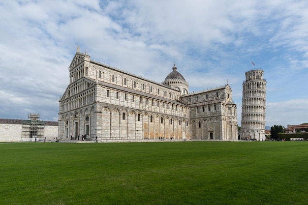 Italy Tuscany Leaning Tower of Pisa Cathedral Santa Maria Assunta