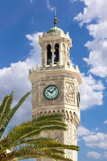 Izmir Clock Tower in Konak Square, Turkey