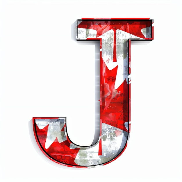 J alphabet canada maple