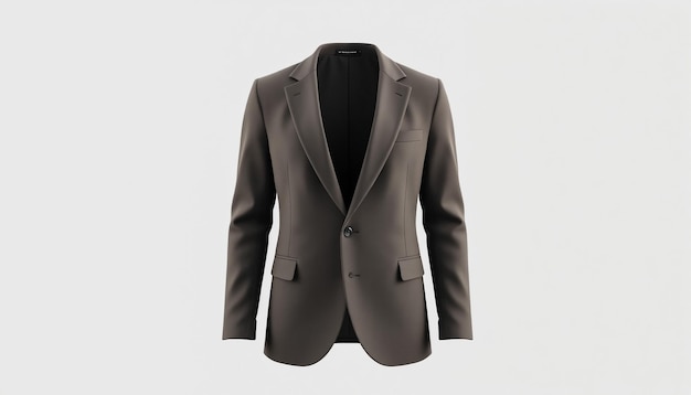 Photo a jacket suit on white background