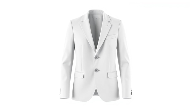 Photo a jacket suit on white background