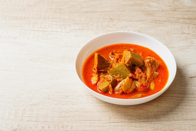 jackfruit curry (Indonesia  Gulai Nangka ) is an Indonesian traditional food from West Sumatra