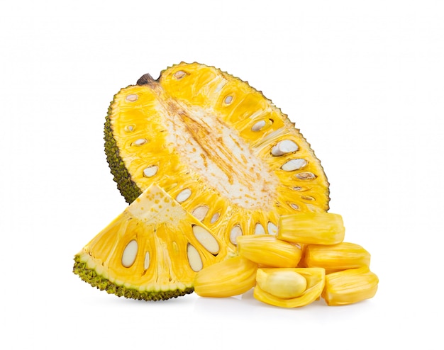 Jackfruit isolated on white background