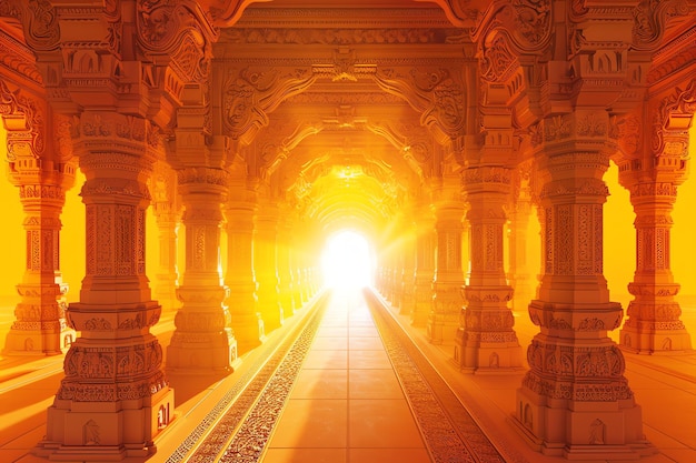 Jain Temple Worship india diwali background