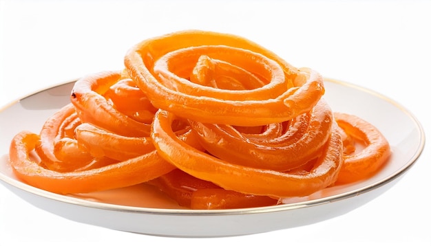 jalebi orange color transparent background