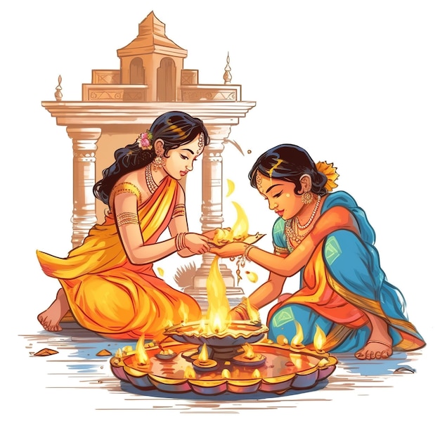 Janmashtami festival illustration