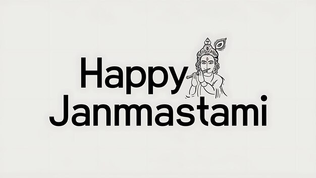 Photo janmashtami illustration art