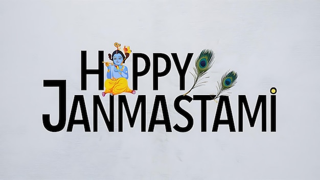 Photo janmashtami illustration art