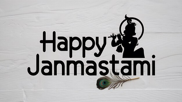 Photo janmashtami illustration art