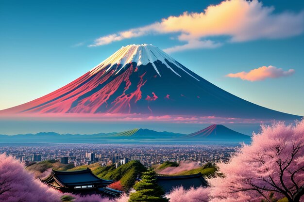 Japan National Symbol Sightseeing mount fuji Representative Landmark Beautiful Mountain