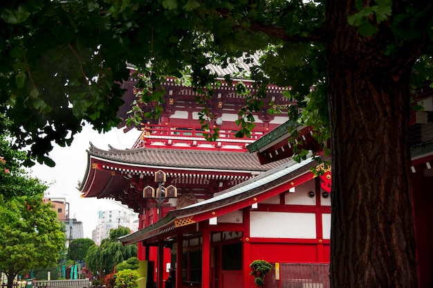 Japan Tokyo famous historic building Golden Dragon Mountain Sensoji Temple Sensoji Temple