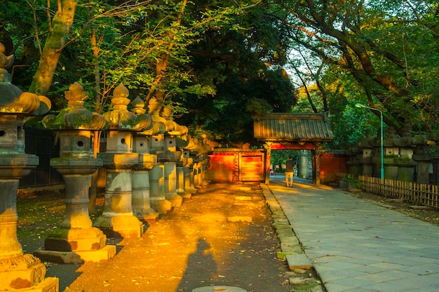 Japan Tokyo Ueno Toshogu landmark Peony Garden gate