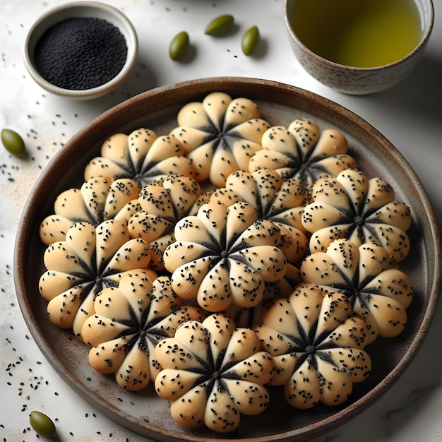 Japanese Black Sesame Cookies