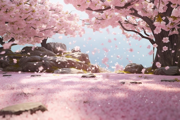 Japanese Cherry Blossom Serenity