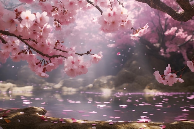 Japanese Cherry Blossom Serenity