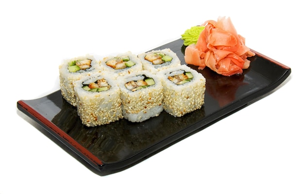 Japanese cuisine seafoods sushi