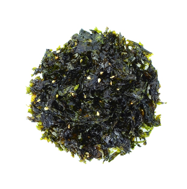 Japanese food nori dry seaweed or edible seaweed