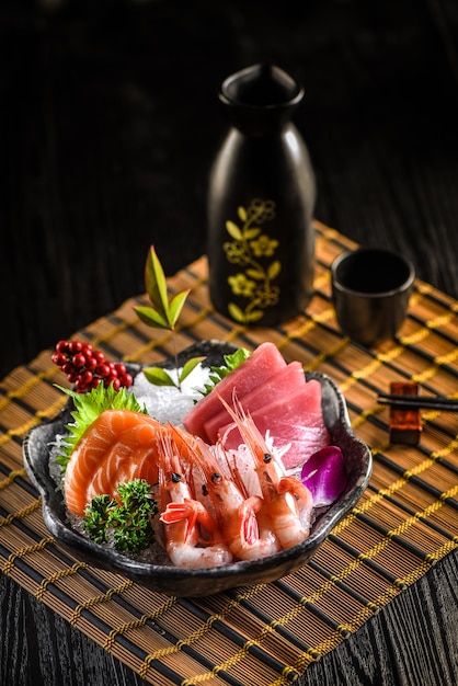 Japanese food sashimi