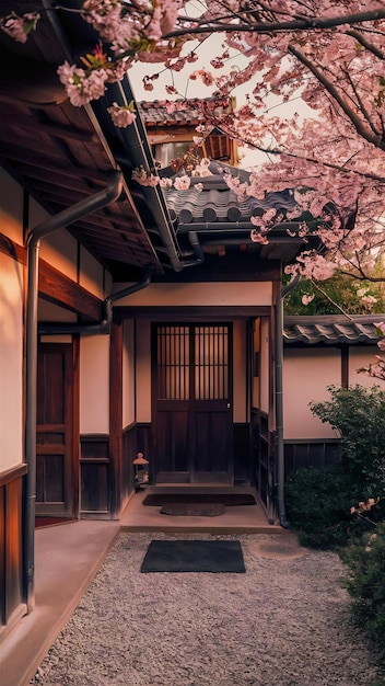 Japanese house entrance