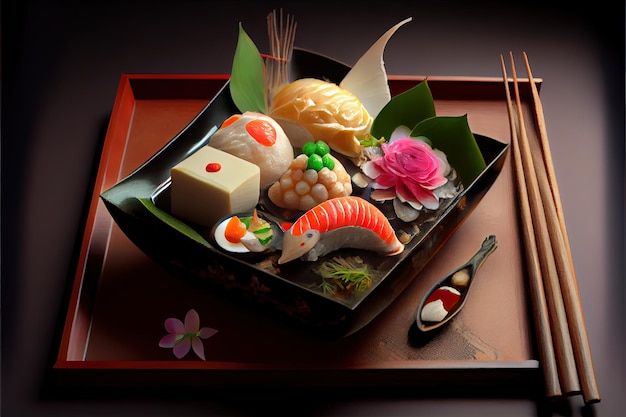 Japanese Kaiseki Ryori food