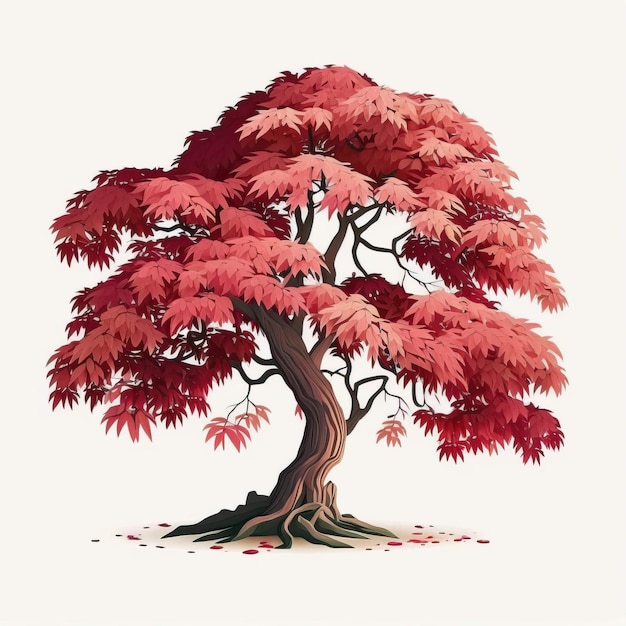 Japanese Maple Tree Creative Digital Artwork