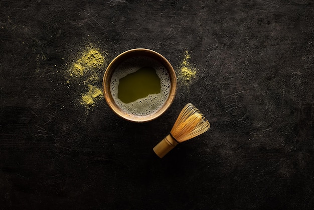 Japanese matcha tea