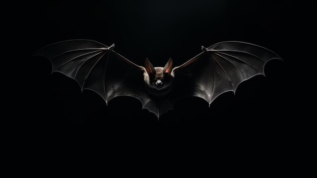 Photo japanese minimalism a hauntingly beautiful bat in 8k resolution