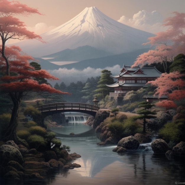 Japanese mountain landscapes 37