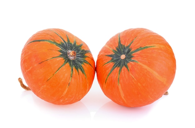 Japanese pumpkin isolated on white background