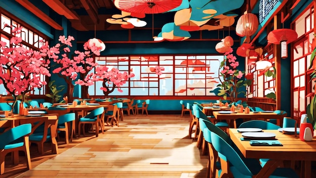 Japanese restaurant Vector