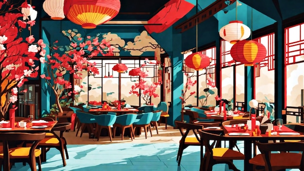 Japanese restaurant Vector