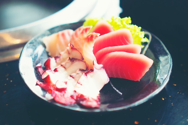 Japanese Sashimi set, Japanese food