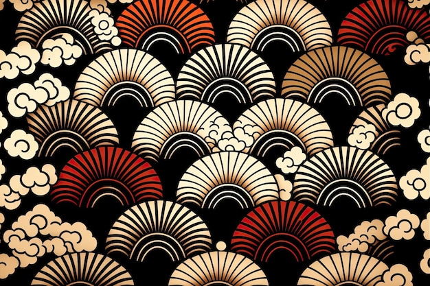 Japanese seamless pattern Made by AIArtificial intelligence