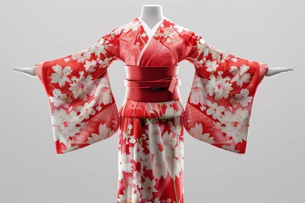 Photo a japanese simon dress traditional clothing isolated