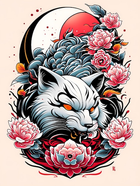 japanese style tattoo design