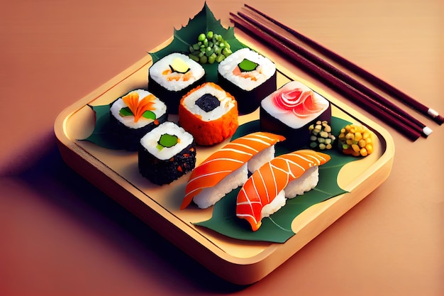 Japanese Sushi food