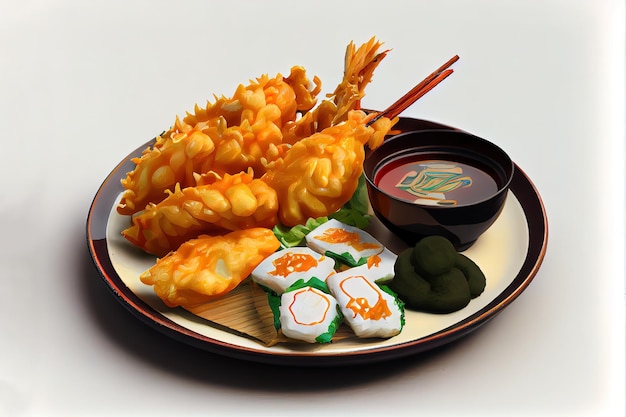 Japanese Tempura food