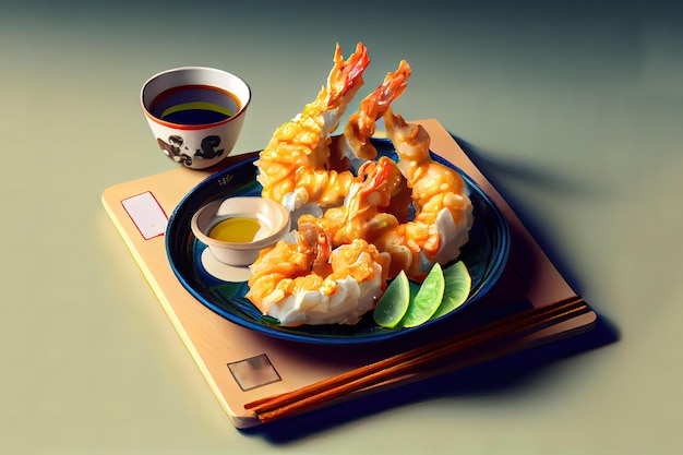 Japanese Tempura food