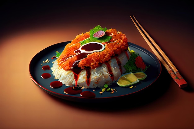 Japanese Tonkatsu food